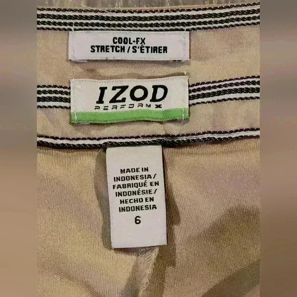 IZOD Cool Fix Perform Stretch Golf Pickleball Tennis Skort | Size 6 - Picture 5 of 9